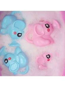 1个卡通大象婴儿洗澡喷头，儿童浴缸玩具，互动喷水玩具，大象造型洒水玩具，动物造型喷水玩具，儿童戏水玩具，婴儿洗澡配件 - 彩色 - 查看 6