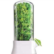 Herb Storage Container, Refrigerator Herb Storage Container, Cilantro Storage Container, Herb Storage Box, Fresh Herb Storage Container (For Storing Cilantro, Parsley, Asparagus), Keeps Vegetables Fresh For 2-3 Weeks - Multicolor - View 3