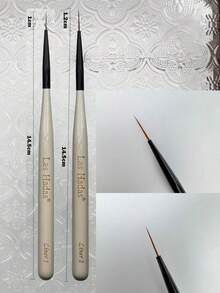 Las Hadas 7支装美甲笔 UV凝胶美甲彩绘笔套装 日本专业绘画线条笔 晕染笔 花卉渐变扫线光疗笔 美甲沙龙专用工具 美甲用品 - 淺灰色 - 查看 6