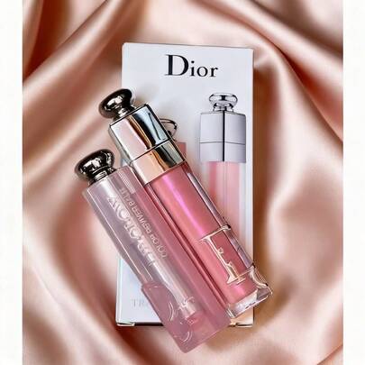  Dior Set Labial Travel Duo – Lip Glow 3.2g + Lip Maximizer Pink 6ml