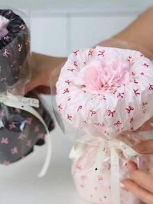 Bộ 20 giấy gói quà nơ đỏ, thích hợp làm quà tặng cho tiệc mừng em bé, giấy gói quà cho bé gái, giấy gói quà nơ xinh xắn, giấy gói quà phong cách retro cho tiệc tùng. - Nhiều màu - Xem 2