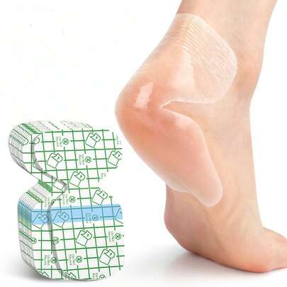 30pcs Invisible Moisturizing Heel Pads, Breathable Comfortable Repair Cracked Heels, Sensitive Skin Foot Care
