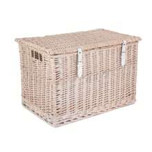 Red Hamper 60cm Whitewash Wicker Chest Picnic Storage Basket - 無襯裡 - 查看 4