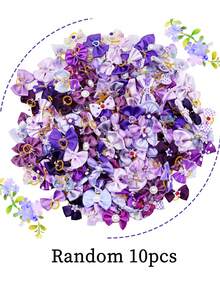 Bộ 10/20/30/50 chiếc phụ kiện tóc cho thú cưng màu hồng/đỏ hồng/tím/đỏ đậm/xanh dương/xanh lá cây/cà phê/đỏ sen có dây chun - Dây buộc tóc trang trí kiểu công chúa, phù hợp cho thú cưng lông dài, phụ kiện làm đẹp và tạo kiểu tóc dễ thương, quà tặng cho thú cưng dịp Lễ Tình nhân, Giáng sinh, Ngày của Mẹ, tiệc cưới, sinh nhật và các ngày lễ khác, phù hợp cho cả mèo và chó, quà tặng thú cưng hoàn hảo. - Nhiều màu - Xem 16