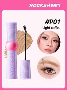ROCK SWEET 眉毛染色凝胶：自然、防水、不晕染、持久定型，适合浓眉 [紫色管装] - 01#淺咖色 - 查看 8