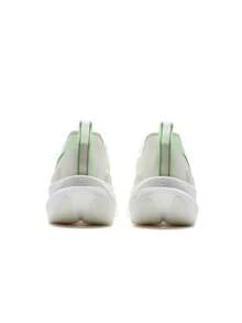 XTEP White Men's Casual Sports Shoes, Suitable As A Gift For Boyfriend - Sail White/Fluorescent Pink Green/Black - View 6