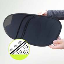 汽车夏季驾驶座遮阳帘，隔热降温，汽车驾驶座遮阳帘，静电膜遮阳帘，无痕遮阳帘，不阻挡驾驶员和乘客视线的遮阳帘，夏季汽车侧窗遮阳帘 - A - 查看 6