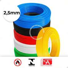 Flexible Electrical Cable Wire 2.5mm 50M Roll Inmetro Flame Retardant High Durability Safety Installations - Yellow - View 1
