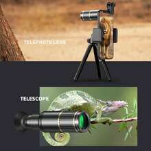 22x Telephoto Zoom Lens For Smartphone Photography, Long-Focus Lens Accessory Compatible With Phone Cameras - View 5