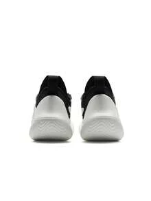 XTEP Sky02 Basketball Shoes, Summer New Durable Training Sneakers For Guards, Black/Sail White - Black/Sail White - View 6