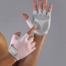 VBOSI 1 Pair Silicone Non-Slip Workout Gloves - Breathable For Gym & Weightlifting - Multicolor - View 18