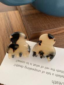 2 chiếc kẹp tóc mini bằng acrylic, kẹp tóc dễ thương và thanh lịch dành cho nữ, phụ kiện tóc mùa hè, kẹp tóc đi biển, lễ hội, tiệc tùng. - Nhiều màu - Xem 12