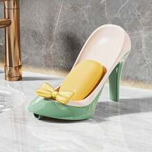 1 hộp đựng xà phòng hình giày cao gót, giá đựng xà phòng phòng tắm sáng tạo, hộp đựng xà phòng trang điểm ban công, hộp đựng xà phòng hút chân không sang trọng, bình đựng xà phòng, giá đỡ điện thoại, quà tặng ngày lễ - A - Xem 10