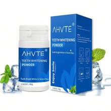 AHVTE 80克泡泡糖味牙齿美白粉，口腔清洁 - 1代藍色+2代藍色組合裝 - 查看 7