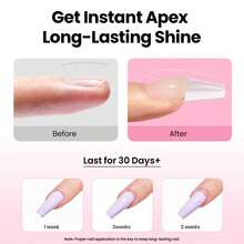 Beetles Tipex Lite Pre-Built Apex Nail Tips Kit, Stiletto Medium, With Tipex Nail Glue,  All-In-One Gel Nail Kit - Coffin Medium (Tipex Nail Kit With Primer) - View 3
