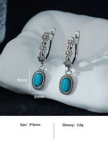 1 Pair Cross-Shaped Earrings, Delicate Unique Niche Earrings Suitable For Women's Daily Wear - Earrings - View 6