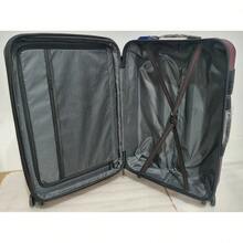 TR Hard Case PC+ABS Expandable Lightweight Medium Suitcase 8 Wheel Maroon Lock - Multicolor - View 5