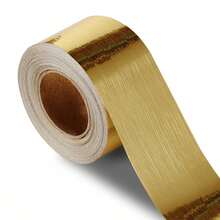 1 Roll Gold Wallpaper Peel And Stick Border, PVC Self Adhesive Removable Wall Paper,Room Decor Contact Paper, Waterproof Mirror Frame Sticker For Bathroom, Kitchen Decor And DIY Decor Bathroom Wall Stickers - Wallpaper Borders - View 1