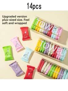 14pcs Compressed Towels, Disposable Travel Compressed Face Towels And Portable Thick Cleaning Tissues - Multicolor - View 14