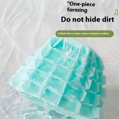 1/2 Pack Silicone Ice Maker: Easily Make Perfect Ice Cubes, Up To 60 Cubes Per Pack. Suitable For Kitchenware, Household Refrigerator Accessories, Refrigerator Storage Boxes And Organization.