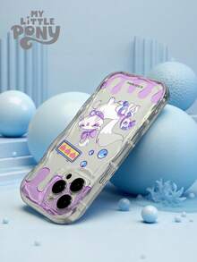 MY LITTLE PONY 1个全新官方授权小马宝莉创意图案独特透明奶牛纹加厚防震保护手机壳，适用于苹果iPhone 17 Pro Max/Air、16、11/12/13/14 Plus/XR/7/8 Plus/15 Pro Max - 無色 - 查看 5