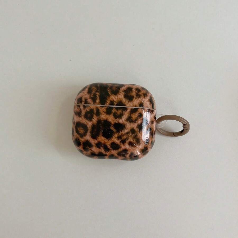 Cheetah,Leopard Print Leopard Print Design Earphone Case, IMD Anti-Drop Earphone Protective Cover Suitable For AirPods 4/Pro 2/Pro 3