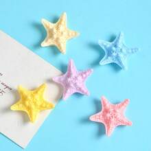 5pcs/10pcs Colorful Starfish Fridge Magnets, Cute Resin Ocean Animal Fridge Magnets, Fridge & Beach Home Decor Magnets, Beach Travel Holiday Gift - Multicolor - View 9