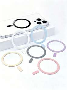 Bộ 4 giá đỡ điện thoại từ tính màu trắng đen, có vòng từ tính với các tab riêng biệt, tương thích với nhiều loại giá đỡ điện thoại từ tính trên ô tô, có độ bám dính mạnh. Thích hợp cho điện thoại và Android, môi trường làm việc trong ngành ô tô. Quà tặng mùa xuân. - Nhiều màu - Xem 1