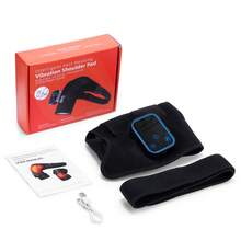Hailicare APP Control Graphene Heating Shoulder Pad 7 Temp 3 Massage Modes LCD Display Large Battery Festival Gift - Black - View 14
