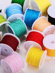 4500cm/1771inch No. 72 0.8mm Braided Cord Dragon Knot Chinese Knot Projects DIY Jewelry Bracelet Pendant Handmade Rope Crafts Jewelry Thread - 45m/1771in - View 1