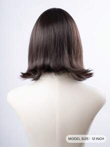 Tóc giả tổng hợp dài 12 inch với kiểu tóc xoăn tự nhiên, màu đen nâu tuyệt đẹp. Được thiết kế có mái, tóc giả này được làm từ sợi chịu nhiệt để đảm bảo độ bền. Bộ tóc giả này hoàn hảo để sử dụng hàng ngày, mang lại vẻ ngoài tự nhiên và chân thực. - Nâu đen - Xem 4