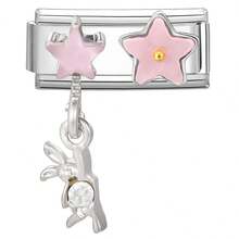 1pc Modular Beaded Bracelet DIY Kit, Includes Heart, Bow, Cherry, Moon Charms, Rhinestone Design, Suitable As Party Gift For Friends, Family, Couples - M294030 M294031 - View 18