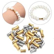 10颗/包 不锈钢花瓶形隔珠，防锈防过敏，适用于手链项链DIY首饰制作 - 花瓶珠 - 查看 3