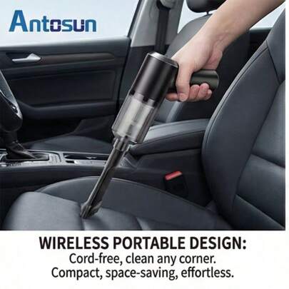 Wireless Portable Handheld Vacuum Cleaner With Powerful Suction, Upgraded Lightweight Design For Greater Mobility, Dual Blow And Suction Modes. Suitable For Home, Car, Pet Hair, And Crevice Cleaning. Ideal Christmas Gift