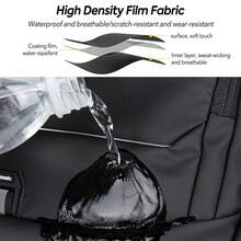 Men 18" 50L Expandable Backpack USB Port Laptop Rucksack Waterproof School Bag - View 7