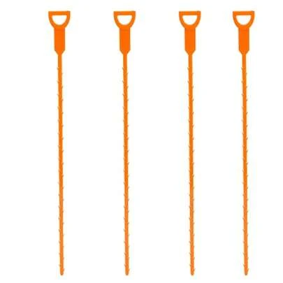 Bộ 1/4 gói dụng cụ thông tắc cống 20 inch, dụng cụ thông tắc cống hình dây xoắn, dụng cụ bắt tóc tắc nghẽn cống nhà tắm, dùng cho nhà bếp, bồn rửa, phòng tắm, cống rãnh, trang trí nhà cửa mùa thu, trang trí nhà cửa mùa tựu trường.