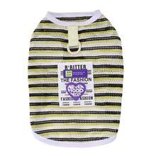 Quần áo mới cho chó mùa xuân/hè, quần áo cho mèo, áo thun hai chân, trang phục hai chân kiểu Anh cho chó, quần áo động vật, quần áo cho chó nhỏ, áo ba lỗ thời trang châu Âu và Mỹ cho động vật, trang phục mát mẻ mùa xuân/hè, áo ba lỗ kẻ sọc. - Màu tím - Xem 14