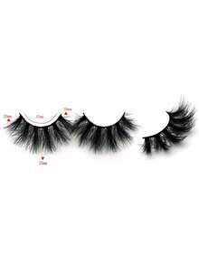 5 Pairs 25mm Volume Lashes - Black - View 3