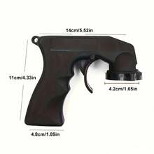 Convenient And Labor-Saving Spray Paint Gun With Protective Film Kit - Equipped With Ergonomic Handle, Adjustable Nozzle To Control Paint Flow, Compatible With Self-Spray Paint, Durable Plastic Material, No Electricity Required, Suitable For Automotive, Furniture, Equipment And DIY Projects, Essential Painting Tool, Perfect Gift For Men!,(Random Style, Color Difference, Random Packaging) - Multi-color [Upgraded Version] - View 9