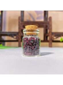 1pc High Quality Natural Crystal Crushed Stone In Small Bottle, Gemstone Jewelry, Glitter, Birthday Gift, Women's Gift, Scene Decoration, Desktop Decoration, Crystal Decor, Desktop Decor - Multicolor - View 18