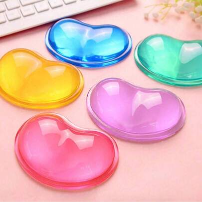 1 miếng kê cổ tay silicon mát mẻ mùa hè, kê cổ tay cho chuột, kê tay khi dùng chuột, miếng đệm mềm hỗ trợ giảm áp lực lên cổ tay.