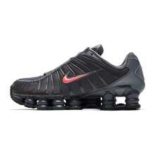 男士休閒鞋 輕便舒適簡約日常休閒鞋 NIKE SHOX TL SE 休閒鞋 IQ6599-003 - 煙灰/亮深紅/中灰/煤黑/黑 - 查看 4