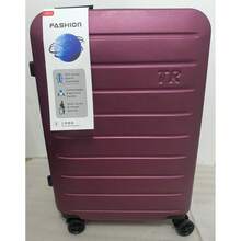 TR Hard Case PC+ABS Expandable Lightweight Medium Suitcase 8 Wheel Maroon Lock - Multicolor - View 3