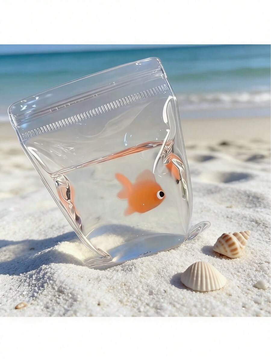 Squeezable Gold Fish Toy, Cute Goldfish Shaped Stress Relief Toy, Suitable For Children And Adults, Great Children Gift