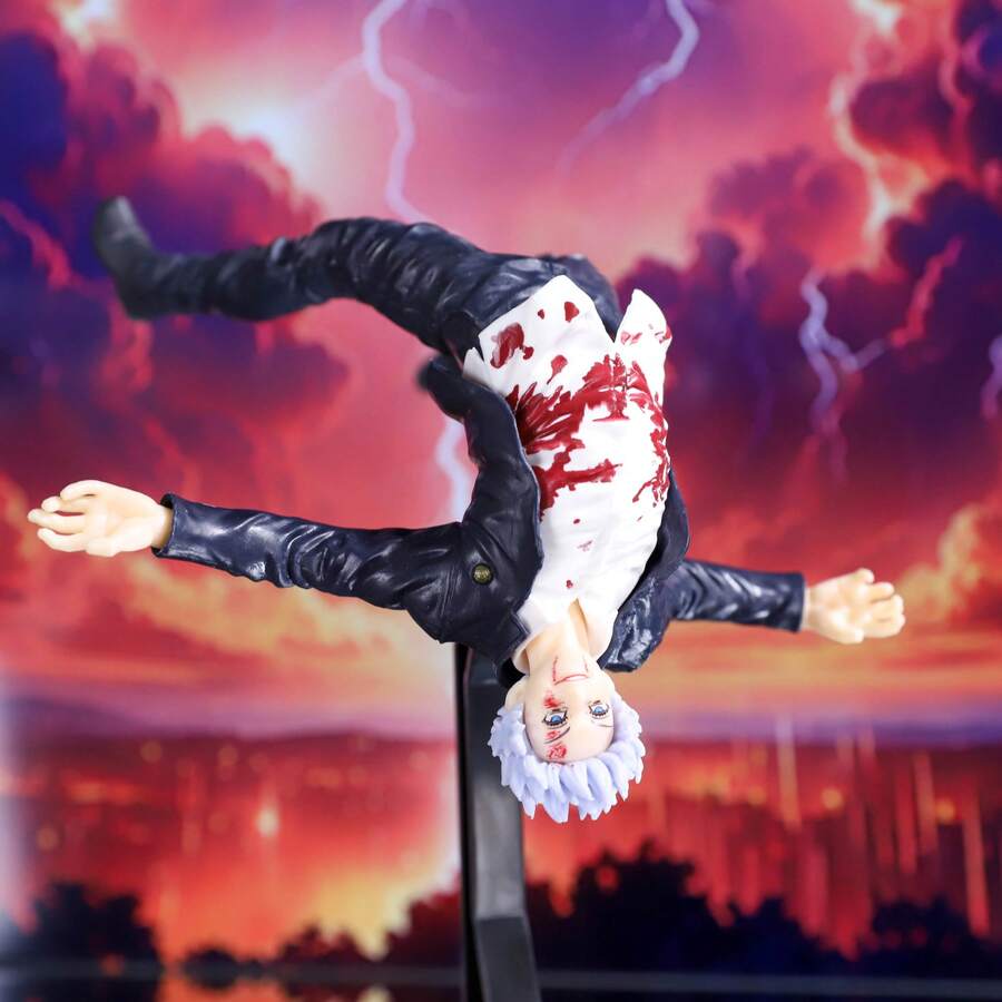 Jvjvtsv//Kaisen G0/J0 Satorv Awakened Figure Ornament. Được thiết kế cho những người hâm mộ anime, mô hình này tái hiện hoàn hảo vẻ ngoài, biểu cảm và các chi tiết cổ điển của nhân vật gốc với những đường nét mượt mà và tinh tế. Được làm từ PVC dày chất lượng cao, nó chống mài mòn và bền bỉ. Được trang bị đế chống trượt để đặt ổn định. Nó lý tưởng để trang trí phòng khách, phòng ngủ, bàn làm việc và phòng chơi game để tạo ra một không khí anime tuyệt vời. - Nhiều màu - Xem 1