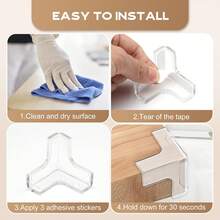 2 To 8 Pieces Per Pack: Baby Corner Protection Guards, Made Of Transparent Material, Used To Protect The Corners Of Furniture And Tables. - Table Corner Protector - View 10