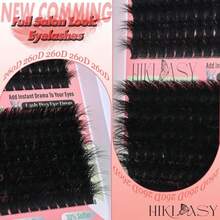 Lash Cluster 260D Full Volume Cluster Lashes Bold 12-18mm Mega Lash Clusters Supplies Wispy D Curve False Eyelashes Clusters Reusable DIY Salon Look Eye Lash Clusters Extension By Hiklasy - Màu A - Xem 6