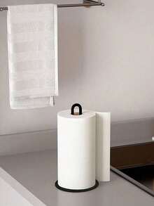 金属纸巾盒架，台面纸巾分配器，立式铁艺纸巾卷架，纸巾收纳整理架，浴室厨房纸巾盒架 - 彩色 - 查看 5