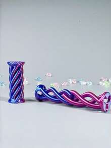 3D Printed Toy, Spiral 3D Decompression Toy Finger Spinner, Office Desk Stress Relief Toy - A - View 3