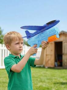 1pc Foam Airplane Launcher, Outdoor Interactive Catapult Glider - Multicolor - View 3